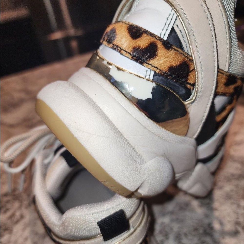 very cool shoes!  good condition, only one small defect